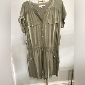 Rose Olive romper size medium NWOT